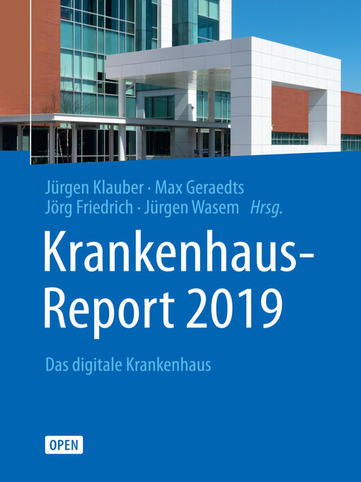 Title details for Krankenhaus-Report 2019 by Jürgen Klauber - Available